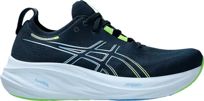 Кроссовки Gel Nimbus 26 'French Blue Electric Lime', синий