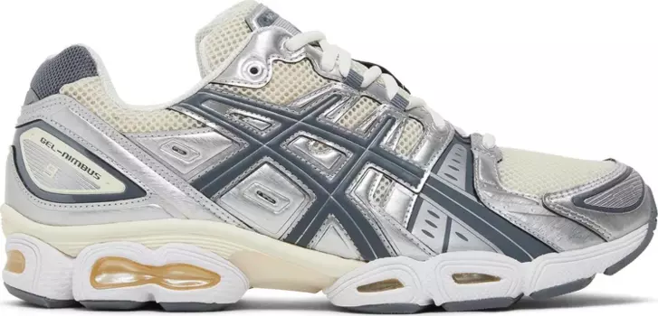 Кроссовки gel nimbus 9 'pure silver metropolis' Asics, серебряный