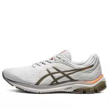 Кроссовки gel pulse 11 коричневые Asics, белый