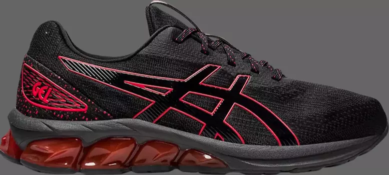 Кроссовки gel quantum 180 7 'black red alert' Asics, черный