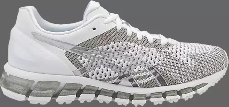 Кроссовки gel quantum 360 knit 'snow silver' Asics, белый