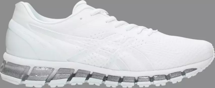 Кроссовки gel quantum 360 knit 'white snow silver' Asics, белый