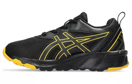 Кроссовки Gel-Quantum 90 4 унисекс с низким верхом, черные/желтые Asics