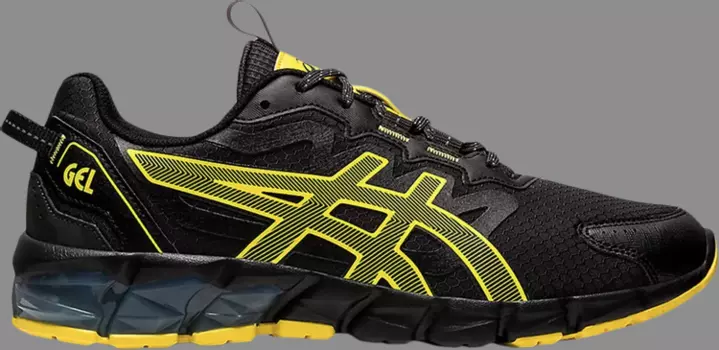 Кроссовки gel quantum 90 'black vibrant yellow' Asics, черный