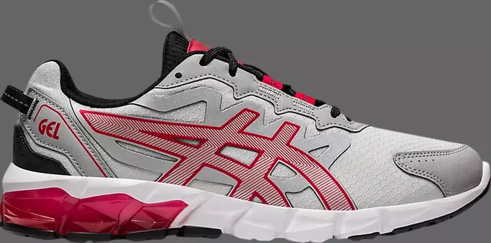 Кроссовки gel quantum 90 'glacier grey classic red' Asics, серый