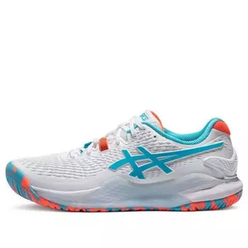 Кроссовки гель разрешение 9 Asics, белый