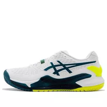 Кроссовки гель разрешение 9 Asics, белый
