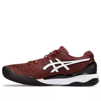 Кроссовки гель разрешение 9 Asics, красный