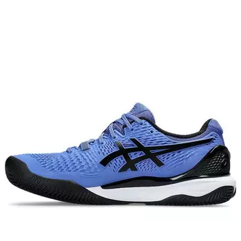 Кроссовки гель разрешение 9 глина Asics, синий