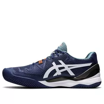 Кроссовки gel resolution 8 clay 'mako blue' Asics, синий