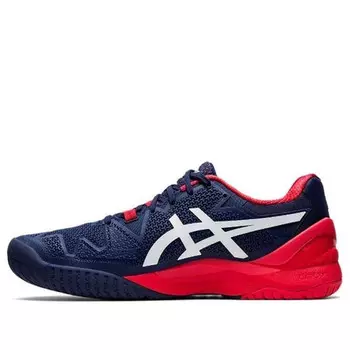Кроссовки gel resolution 8 'peacoat' Asics, синий