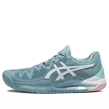 Кроссовки gel resolution 8 'smoke blue' Asics, синий