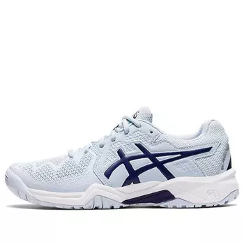 Кроссовки gel resolution 8 'soft sky dive blue' Asics, голубой