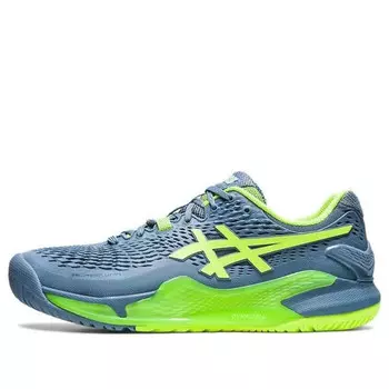 Кроссовки gel resolution 9 2e 'steel blue' Asics, синий
