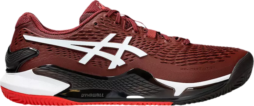 Кроссовки Gel Resolution 9 Clay 'Antique Red', красный