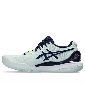 Кроссовки gel-resolution 9 'pale mint blue expanse' Asics, зеленый