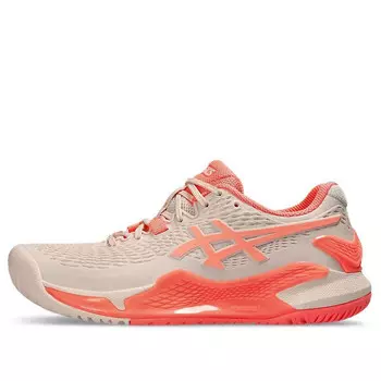 Кроссовки gel-resolution 9 'pearl pink sun coral' Asics, розовый