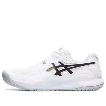 Кроссовки gel resolution 9 'white black' Asics, белый