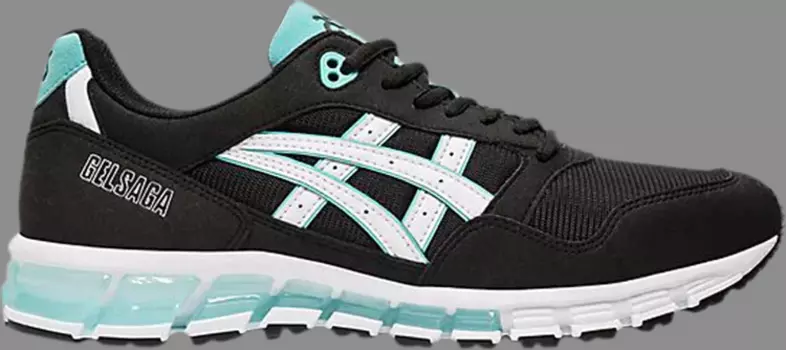 Кроссовки gel saga 180 'black white' Asics, черный