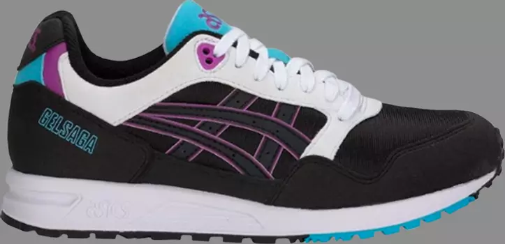 Кроссовки gel saga 'black orchid' Asics, черный