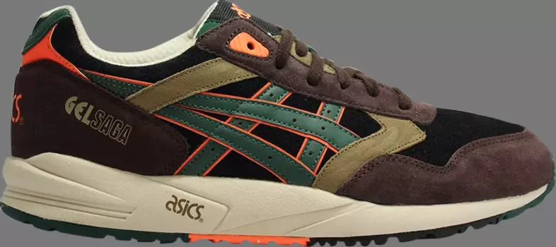 Кроссовки gel saga 'camo' Asics, черный