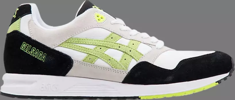 Кроссовки gel saga 'white flash yellow' Asics, белый