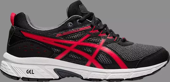 Кроссовки gel sangaku 2 'metropolis electric red' Asics, черный