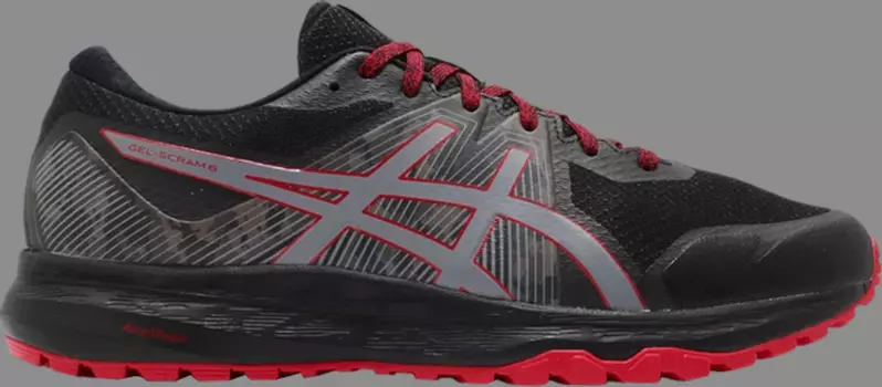 Кроссовки gel scram 6 'sheet rock' Asics, черный