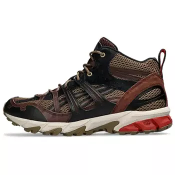 Кроссовки Gel-Sonoma 15-50 для походов унисекс средней высоты, черные/коричневые Asics
