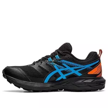Кроссовки гель сонома 6 синий Asics, черный