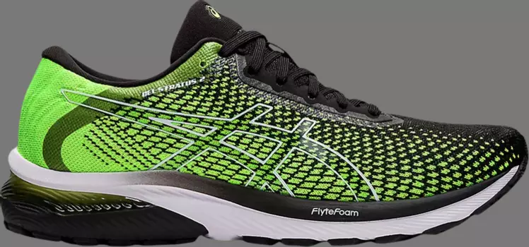 Кроссовки gel stratus 2 knit 'safety yellow black' Asics, желтый