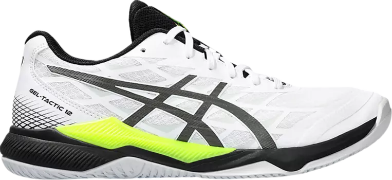 Кроссовки Gel Tactic 12 2E Wide 'White Gunmetal Volt', белый