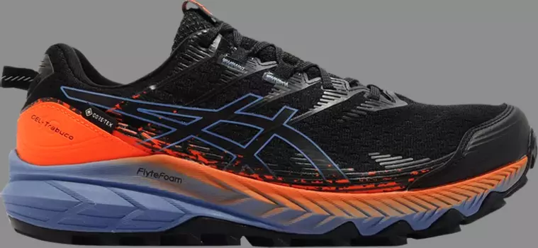 Кроссовки gel trabuco 10 gore-tex 'black blue harmony' Asics, черный