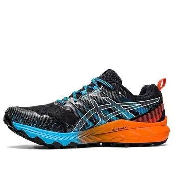 Кроссовки gel trabuco 9 'black blue orange' Asics, черный