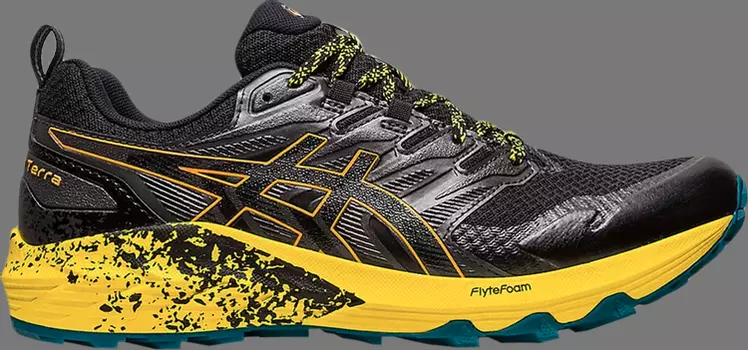 Кроссовки gel trabuco terra 'black sandstorm' Asics, черный