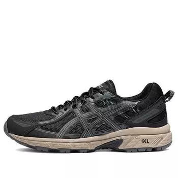 Кроссовки gel-venture 6 'black grey' Asics, черный