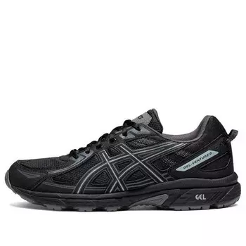 Кроссовки gel-venture 6 'black light mint' Asics, черный