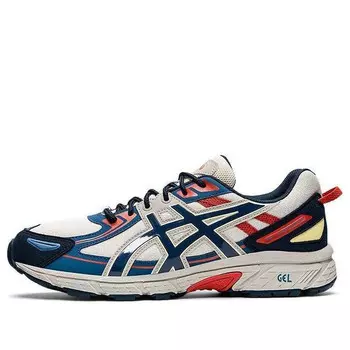 Кроссовки gel-venture 6 'blue white orange' Asics, синий