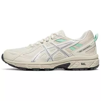 Кроссовки Gel-Venture 6 женские с низким верхом, белые/серебристые Asics