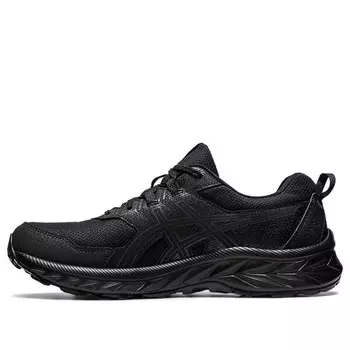 Кроссовки gel-venture 9 extra wide 'black' Asics, черный