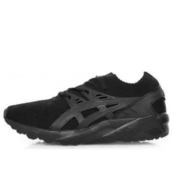 Кроссовки гелевые каяно кроссовки вязаные Asics, черный