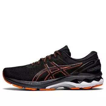 Кроссовки гелевые kayano 27 чёрный оранжевый Asics, черный