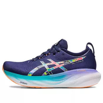 Кроссовки гелевые нимбус 25 лайт шоу Asics, синий