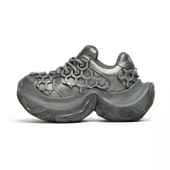 Кроссовки Geology Park Chunky женские с низким верхом Keddo, цвет Gunmetal