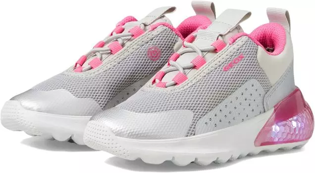 Кроссовки Geox Activartillumin 2, цвет Silver/Fluo Fuchsia