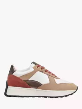 Кроссовки Geox Amabel Retro Lace-Up, цвет nude/multi