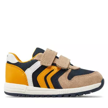 Кроссовки Geox B Alben Boy B453CA 02214 C6659 S Taupe/Navy, цветной/бежевый