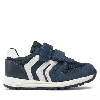 Кроссовки Geox B Alben Boy B453CA 02214 C4211 S Navy/White, темно-синий