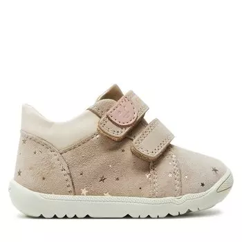 Кроссовки Geox B Macchia Girl B164PA 007BC C0871 Beige/Gold, бежевый