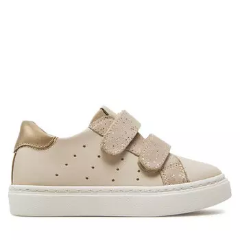 Кроссовки Geox B Nashik Girl B453HB 085BS C0262 S Beige/Platinum, бежевый